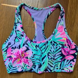 Lilly Pulitzer Jaydea Sports Bra in Slathouse Soiree